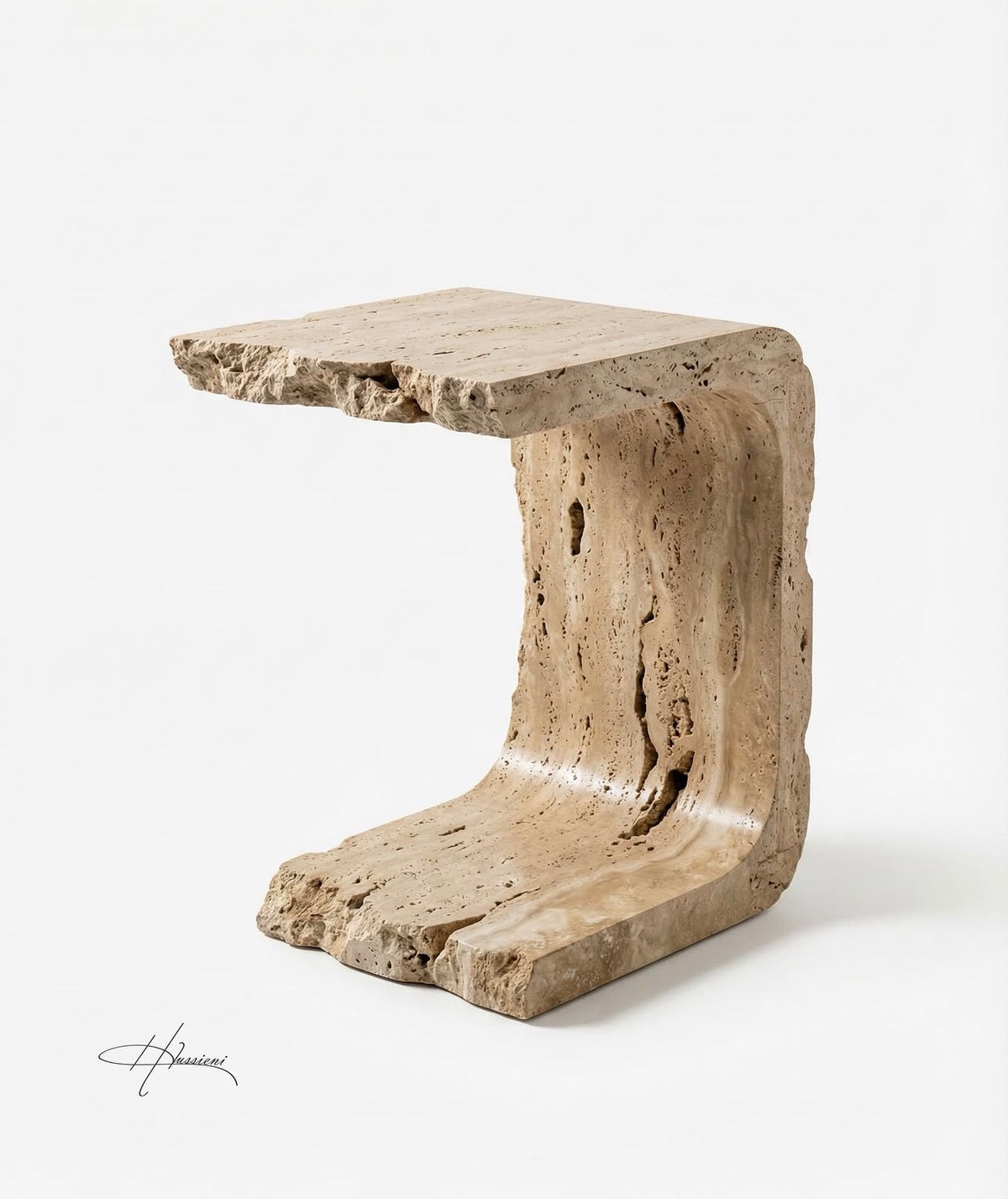 CURVE Stone Side Table