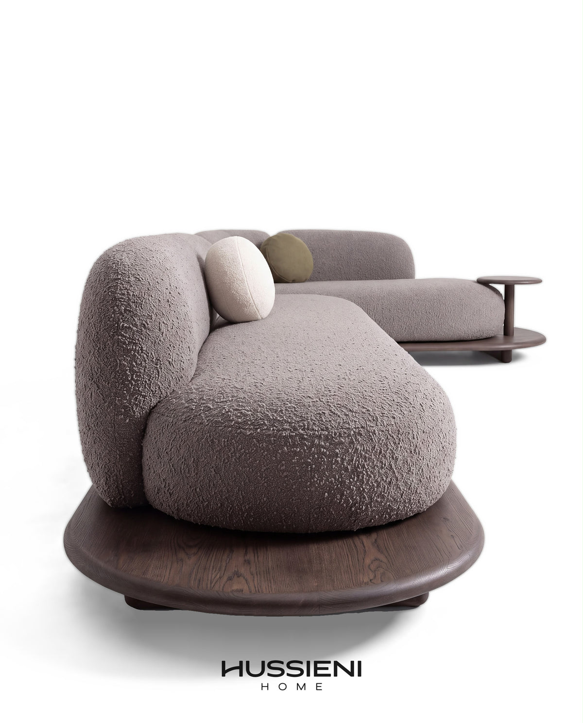 ANGOLO curved chaise end