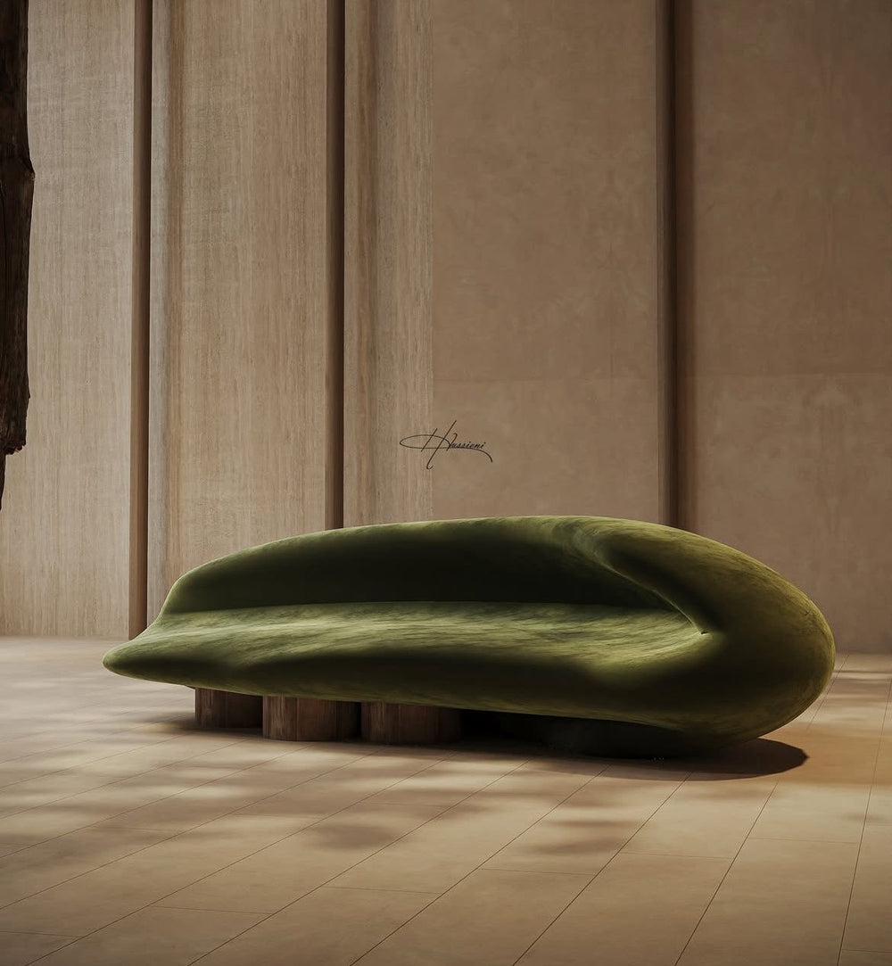 Forest Green Sofa