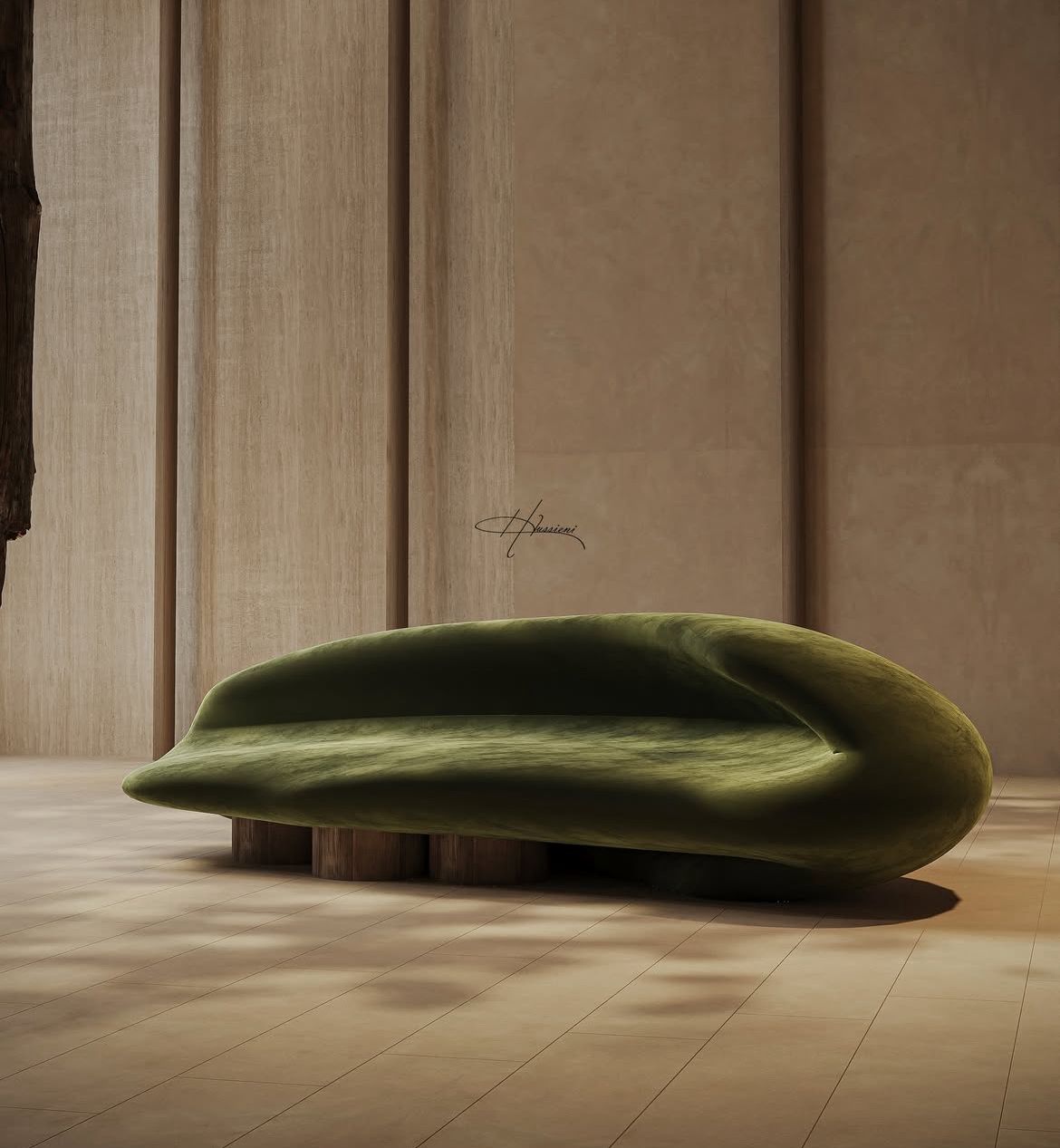 Forest Green Sofa