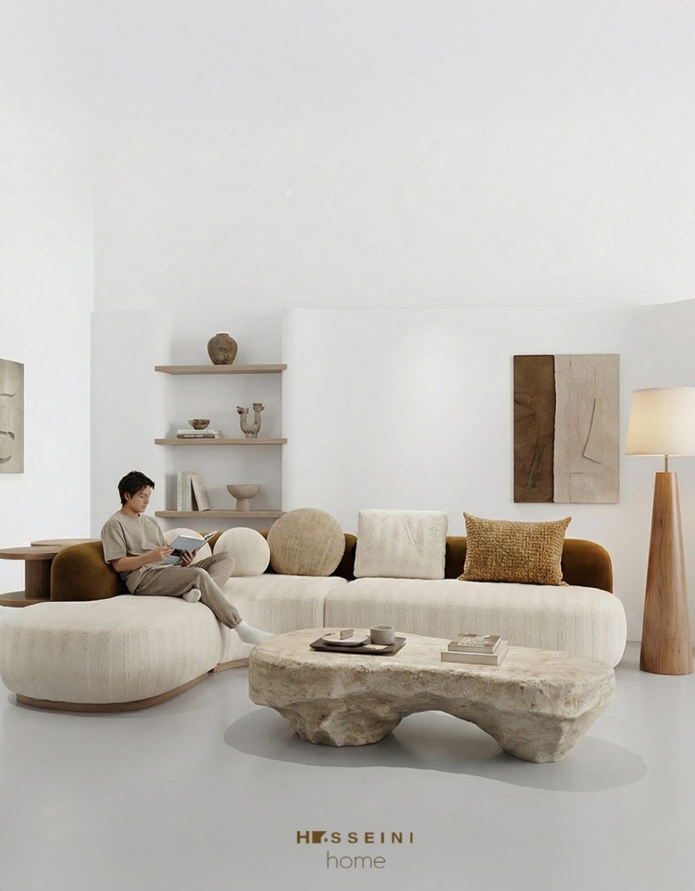 sculptural coffee table