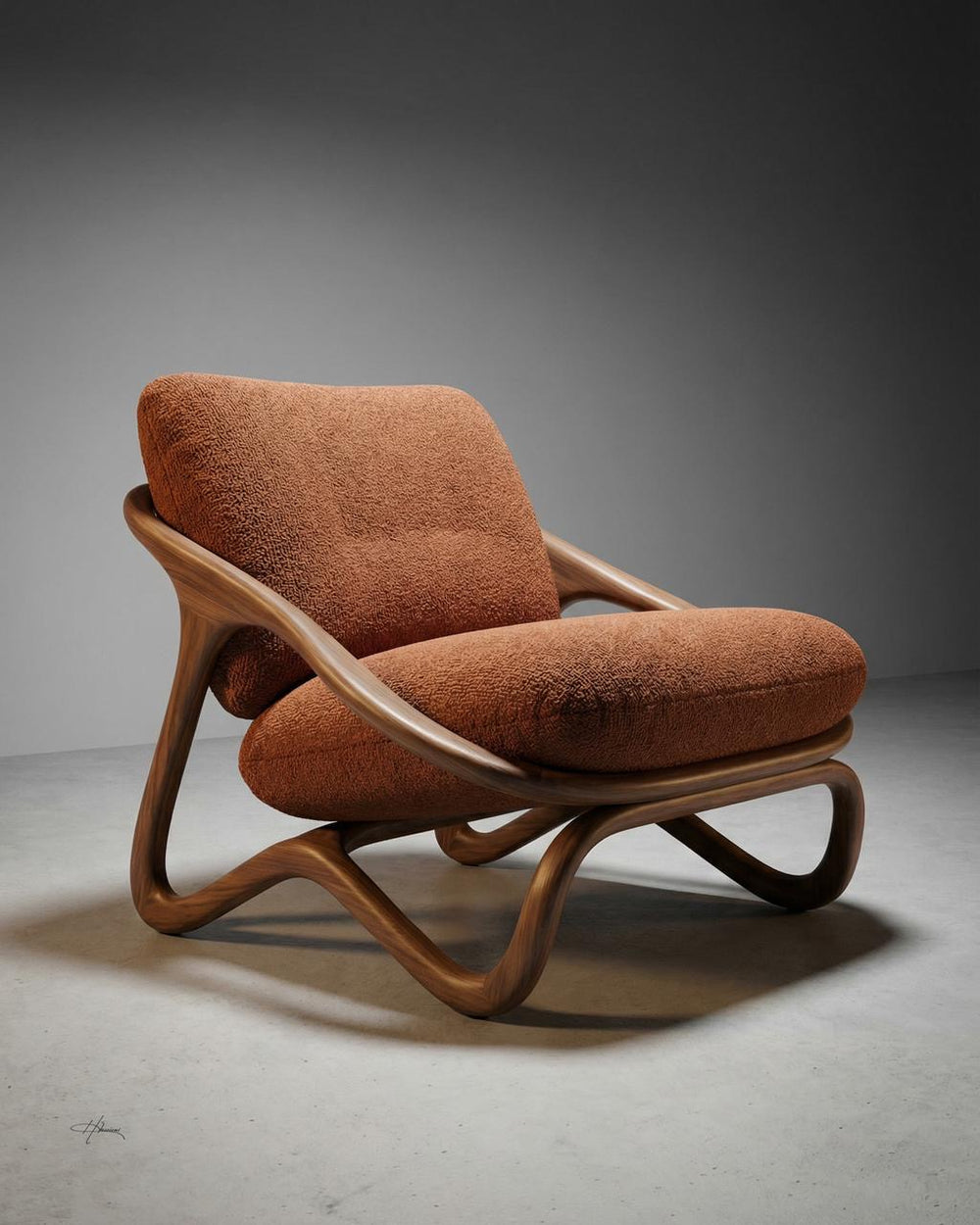 Flow Wood Lounge Chair