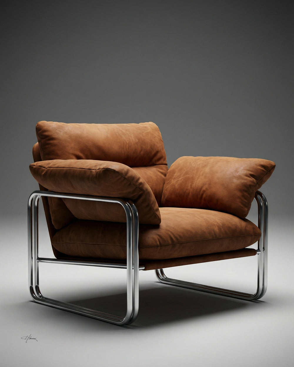 Ivory Frame Lounge Chair