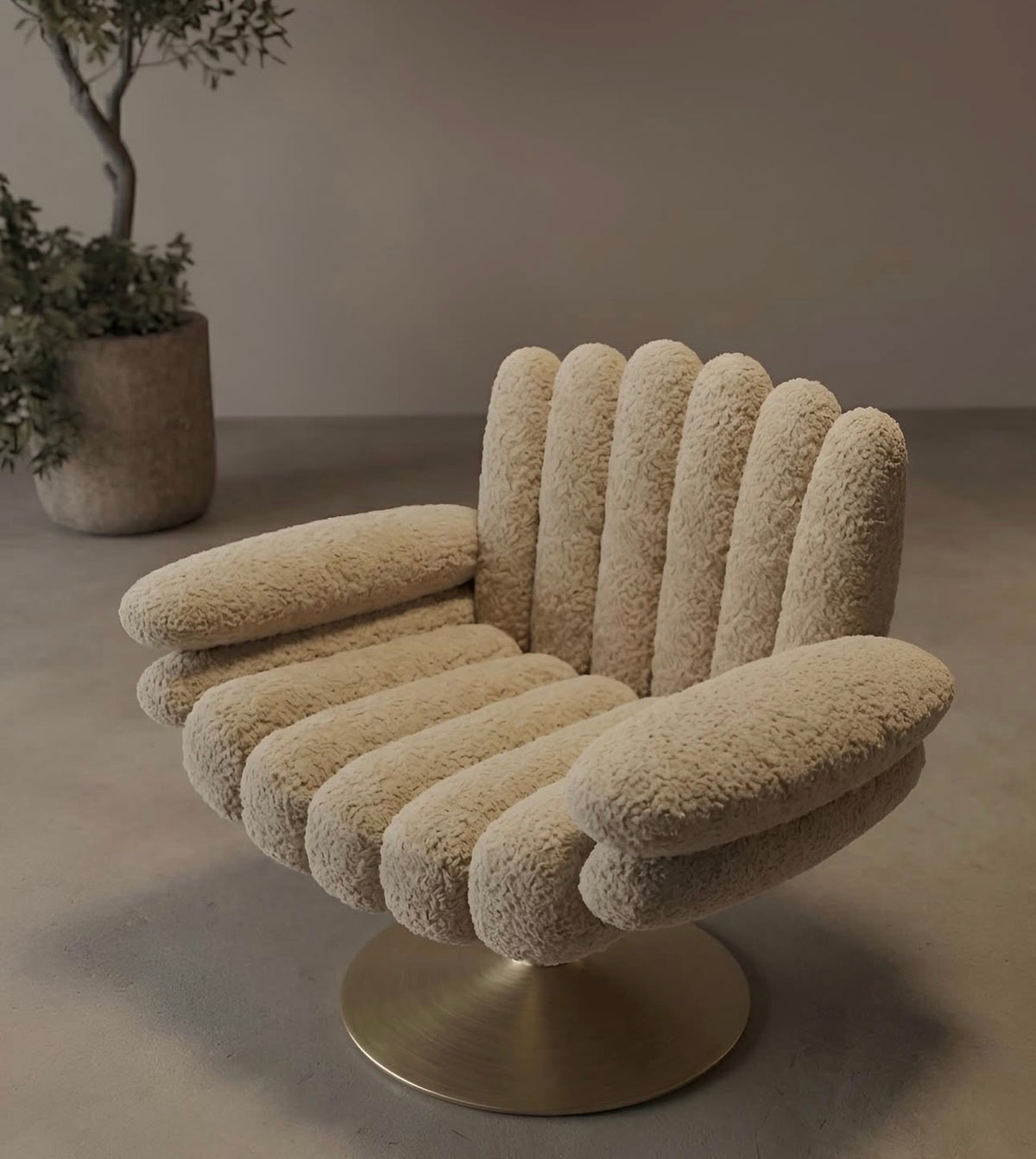 Petal Swivel Lounge Chair