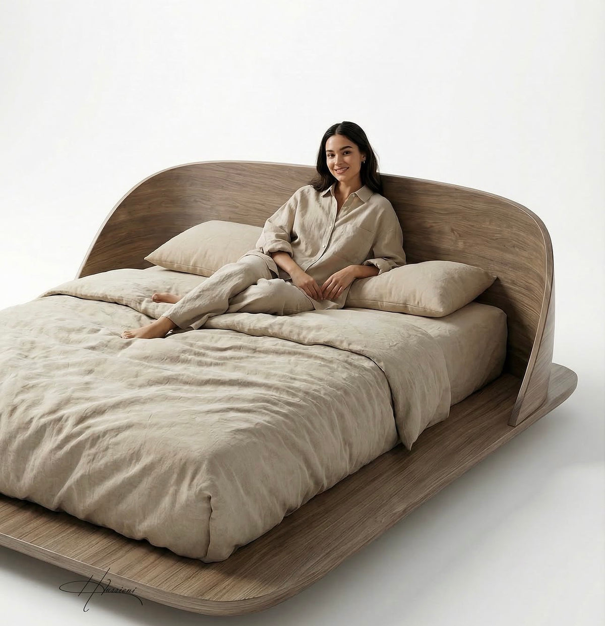 CURVE Platform Bed