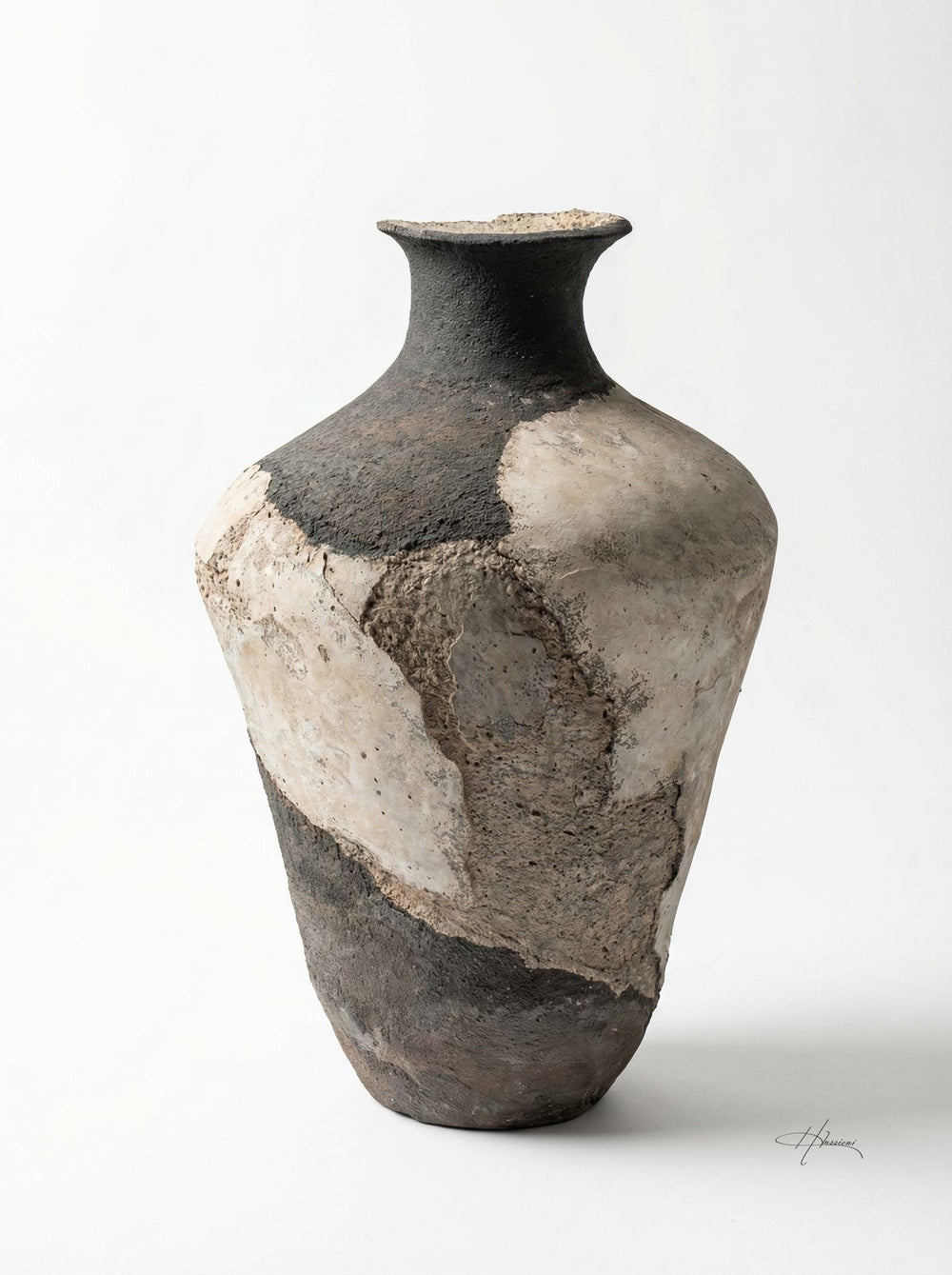 patchwork-clay-vase