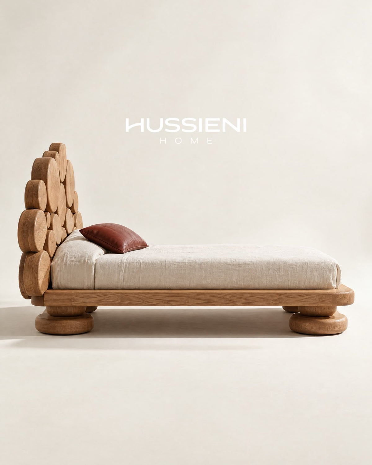 CIRCA Sculptural Disc Bed - side profile
