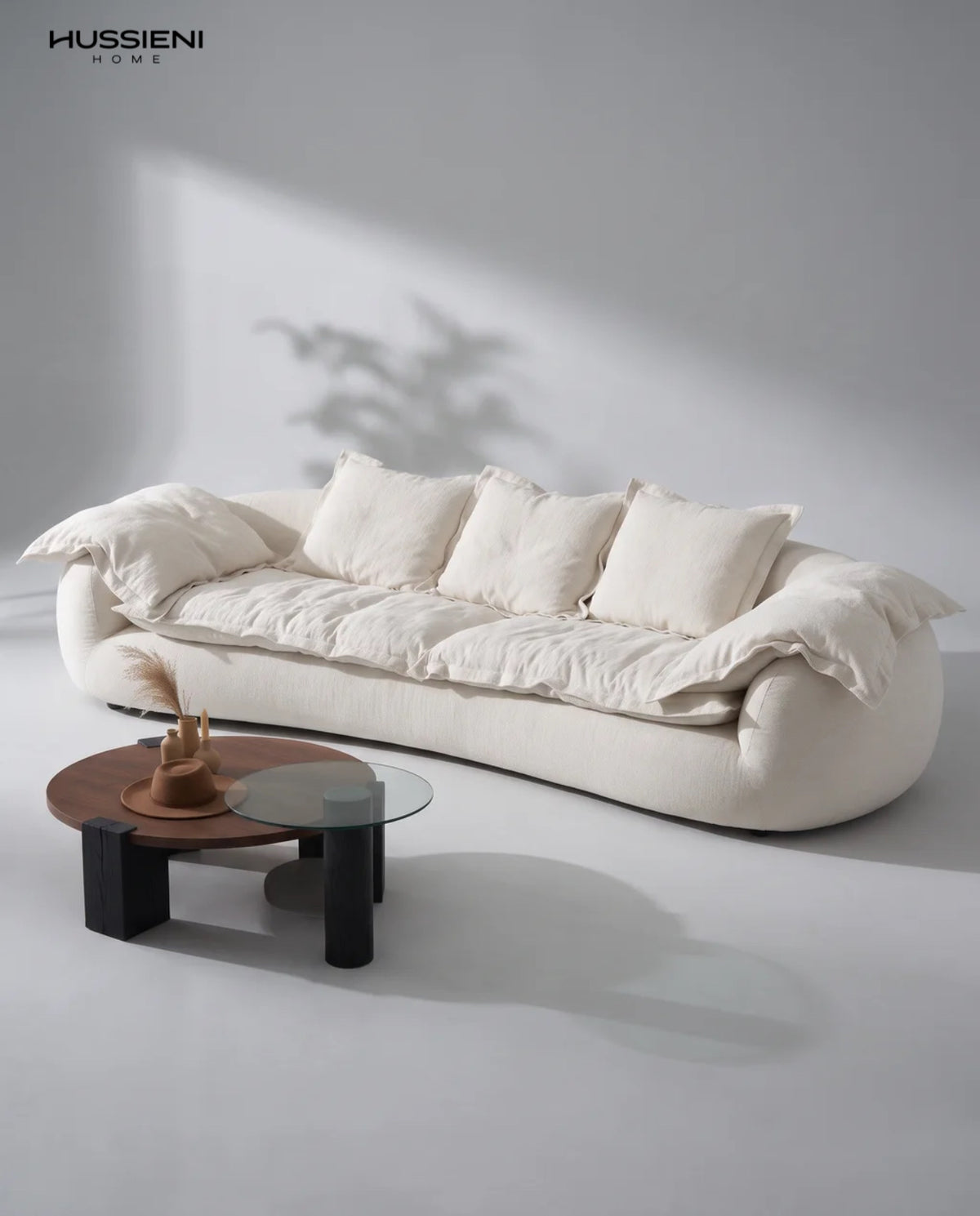 PIUMINO Linen Cloud Sofa