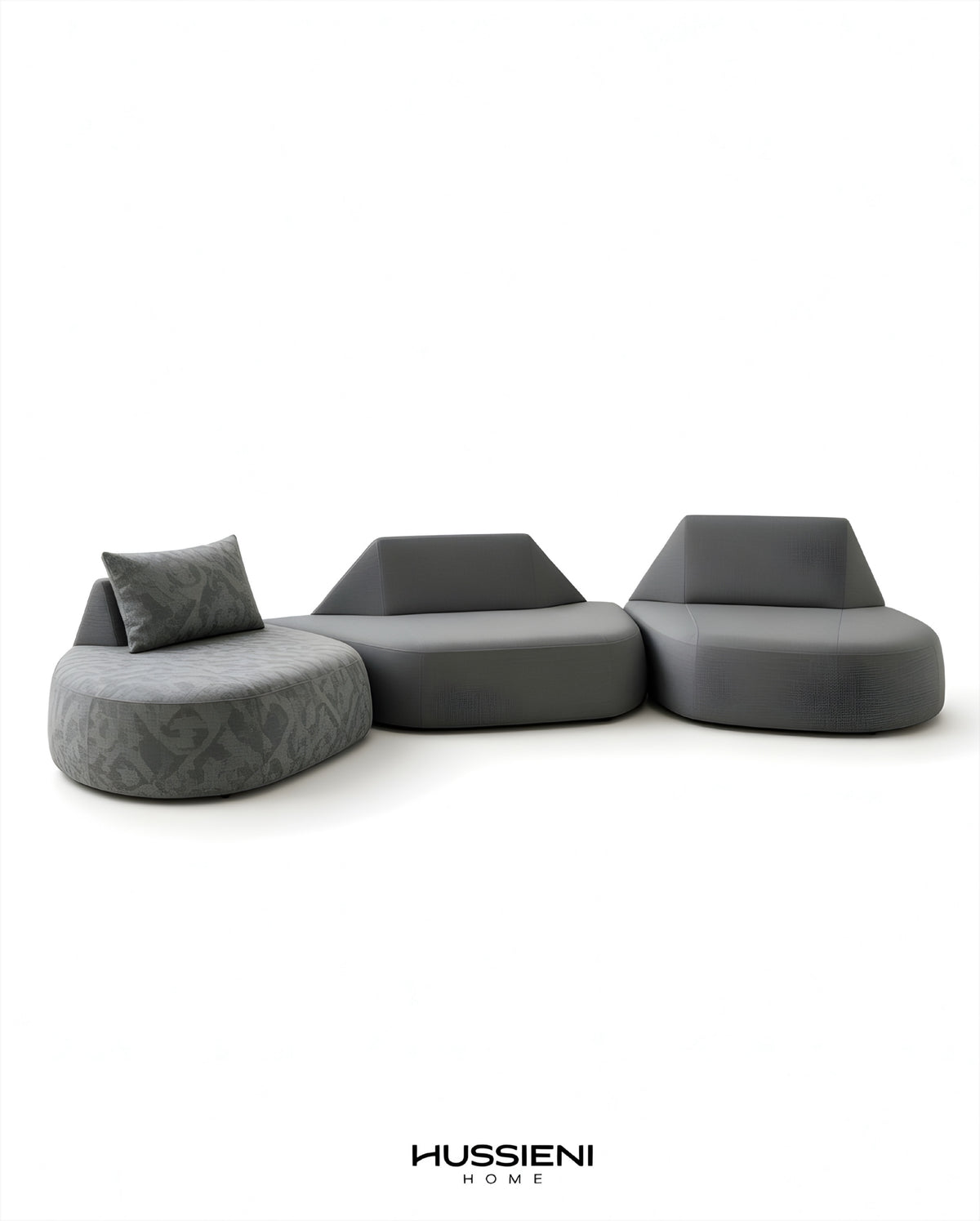 SASSO Modular Sofa - cream jacquard option