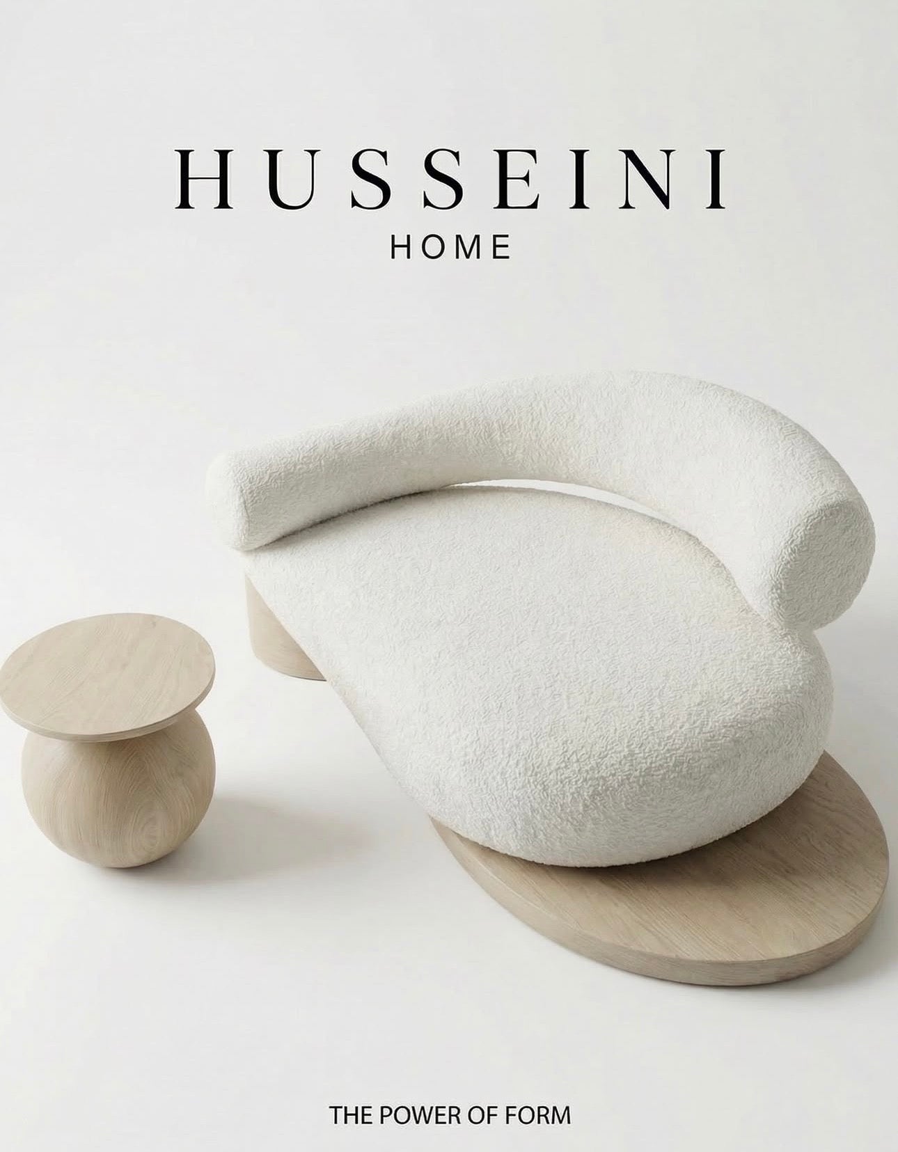 CRESCENT BOUCLÉ SOFA