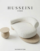Crescent Bouclé Sofa