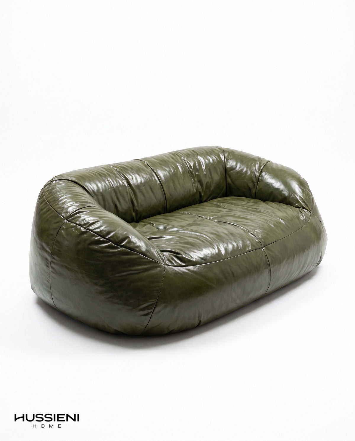 BOLLA Leather Lounge Sofa - angled view
