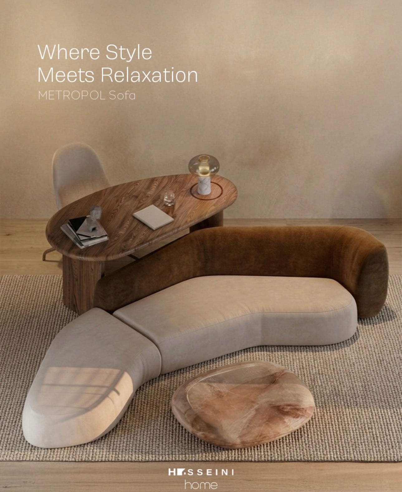 METROPOL CURVED SOFA