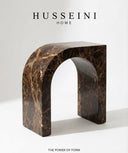Brown Arch Side Table
