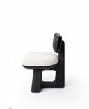 Contrast Wood Accent Chair