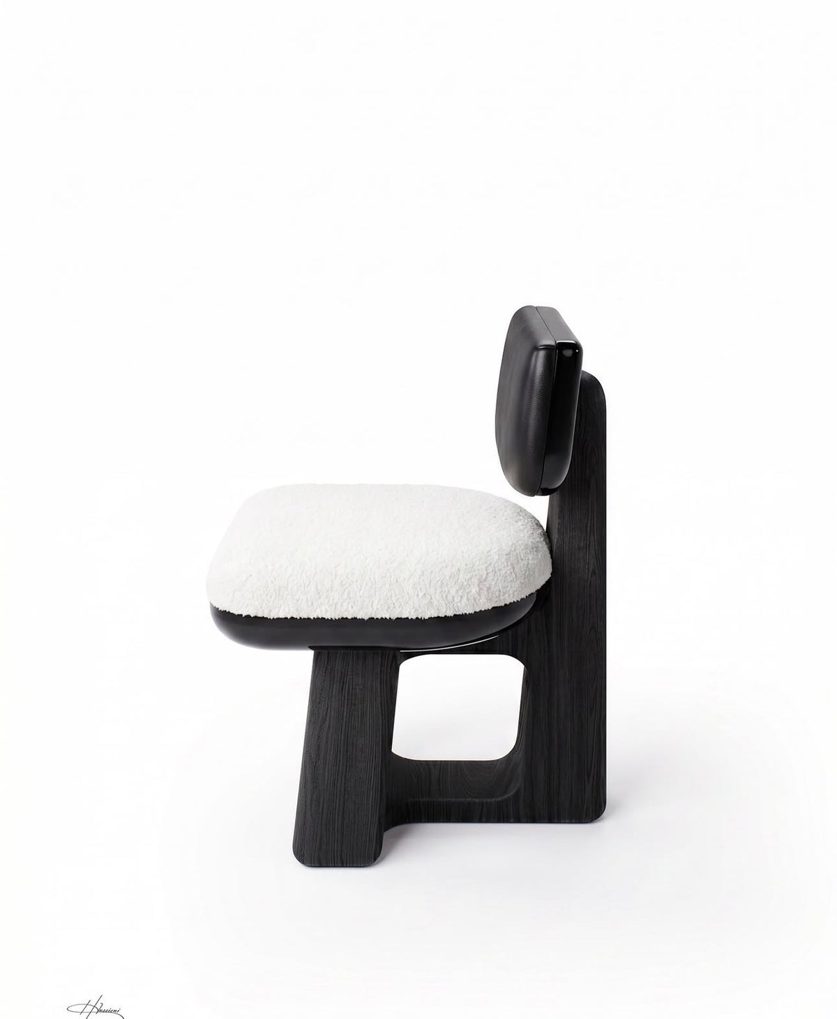 CONTRAST Wood Accent Chair