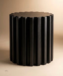 Fluted Round Side Table