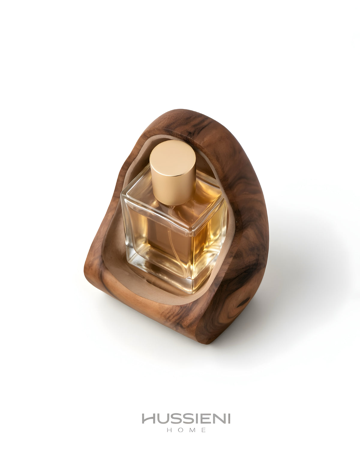 NIDO Walnut Perfume Stand - top view
