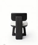 Contrast Wood Accent Chair