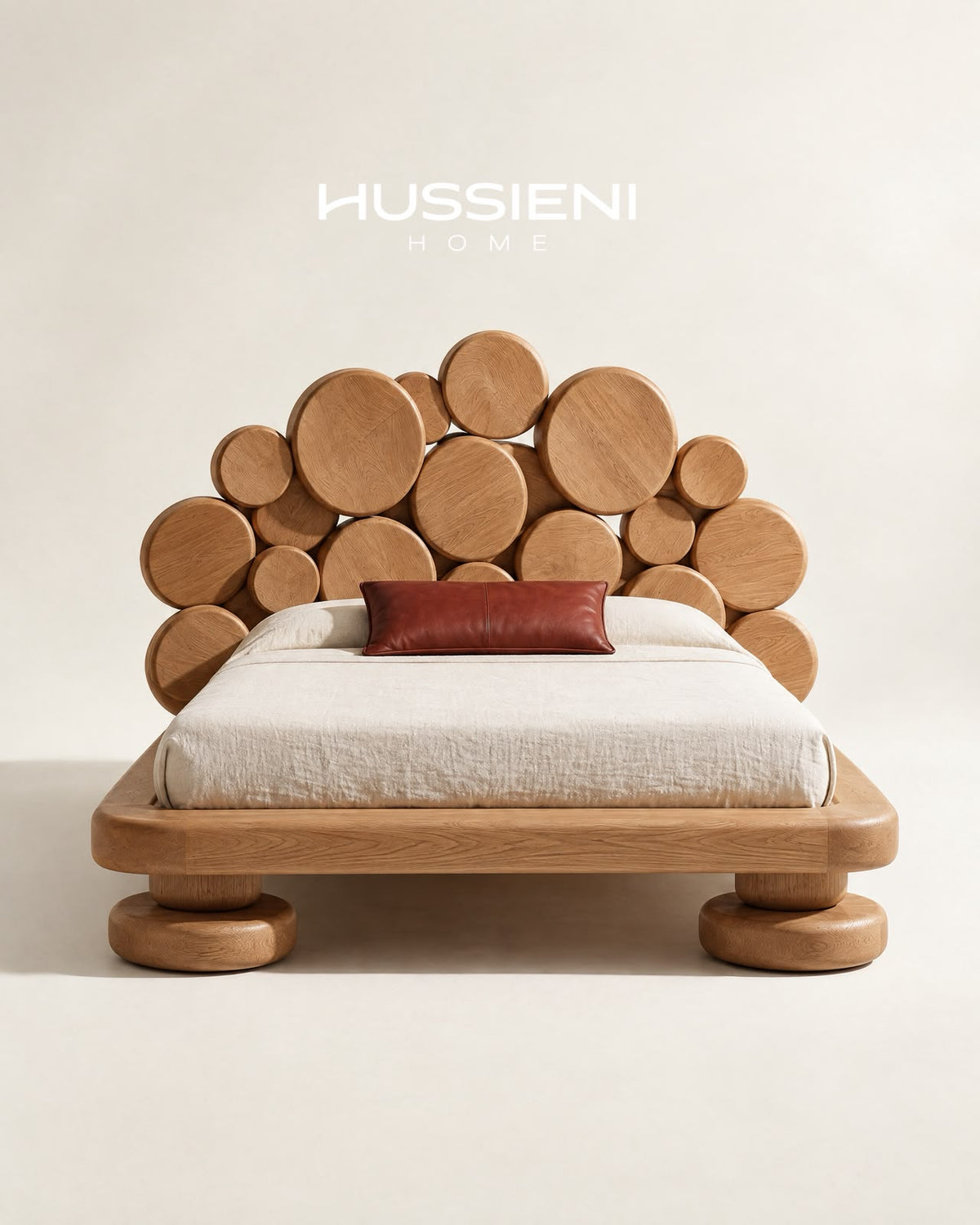 CIRCA Sculptural Disc Bed - front view