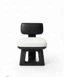 Contrast Wood Accent Chair