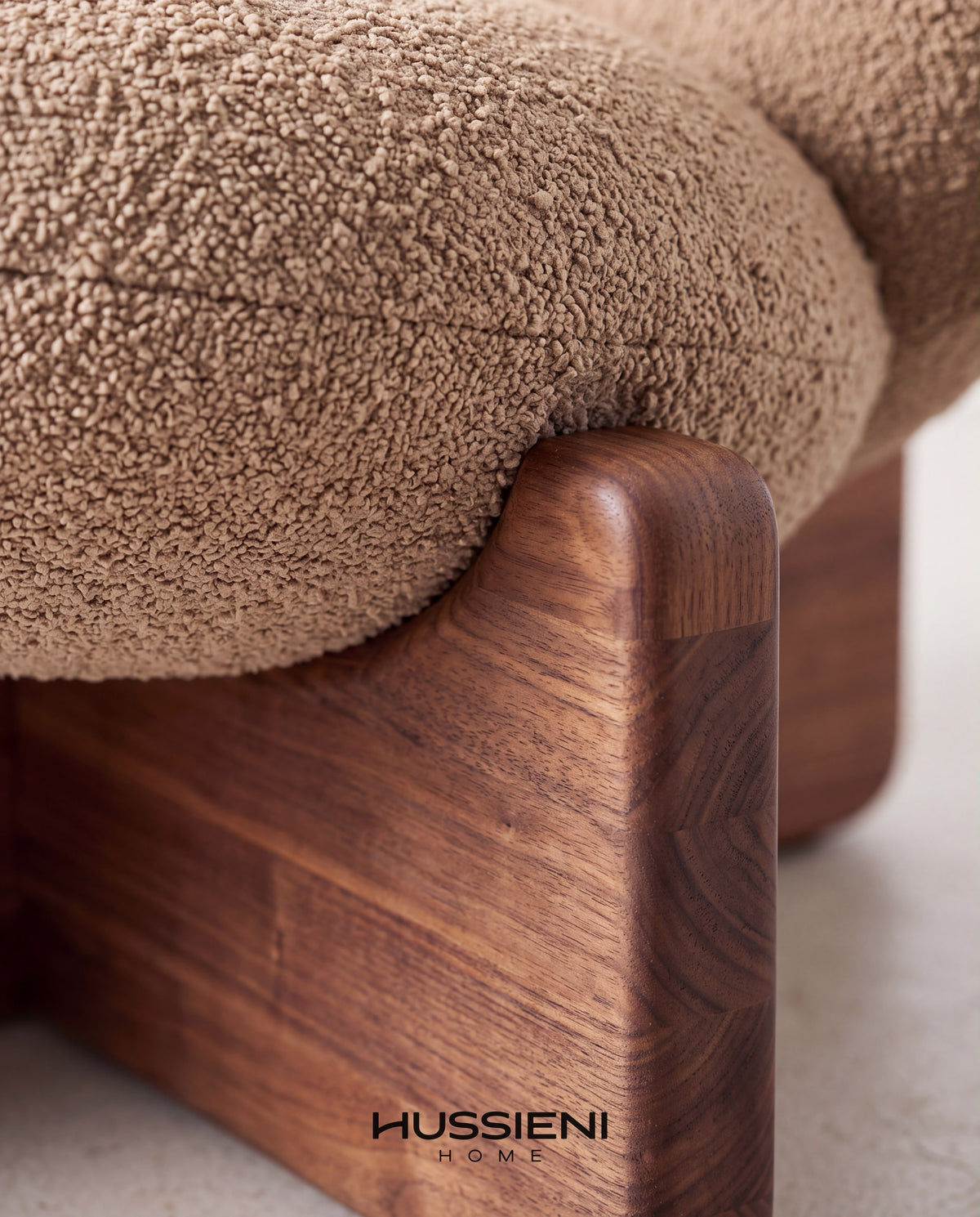 CIOTTOLO Bouclé Lounge Chair