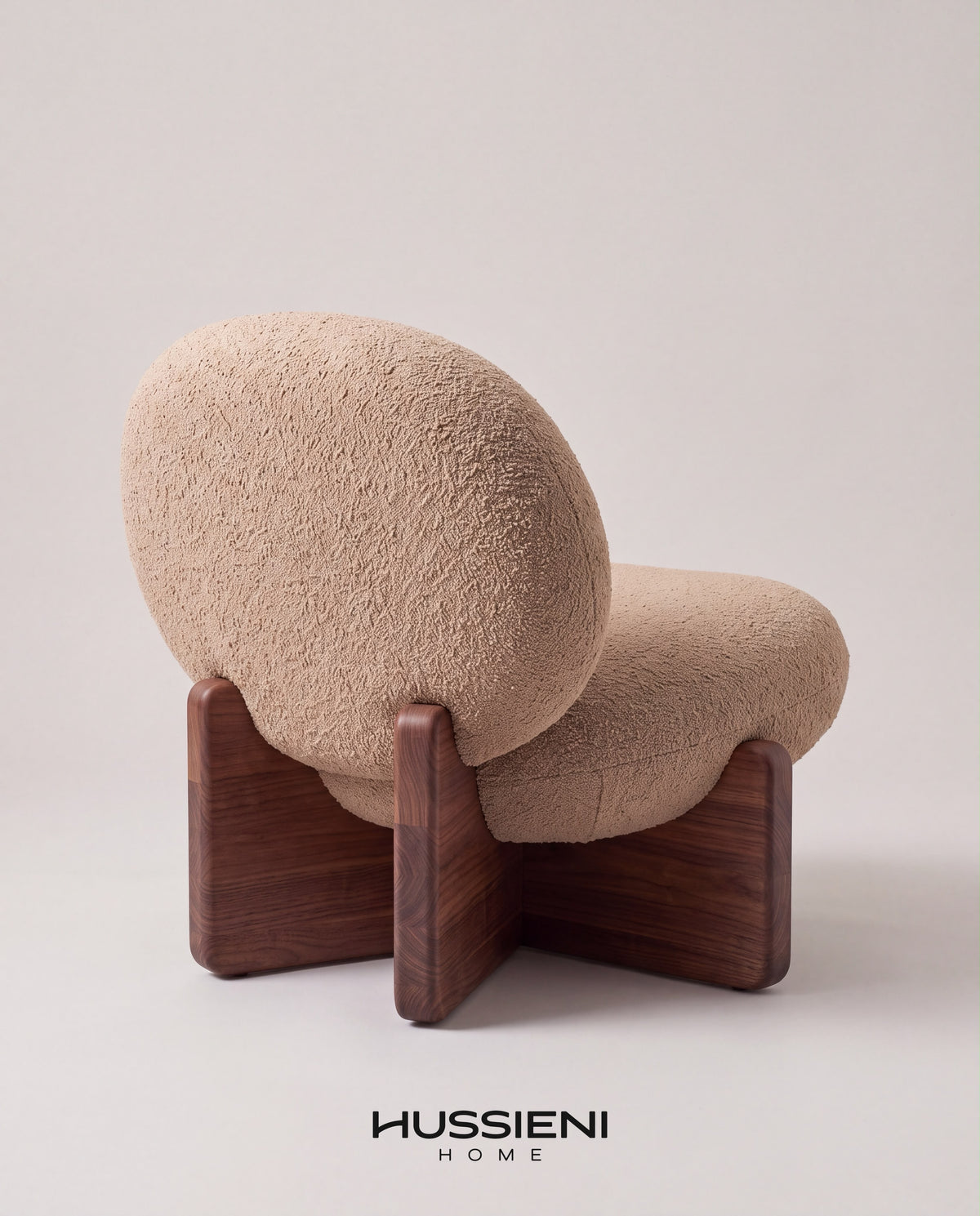 CIOTTOLO Bouclé Lounge Chair