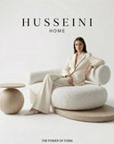 Crescent Bouclé Sofa