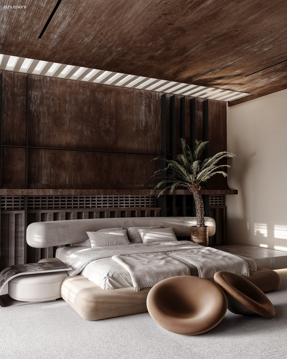 SOLEN Sculptural Bed