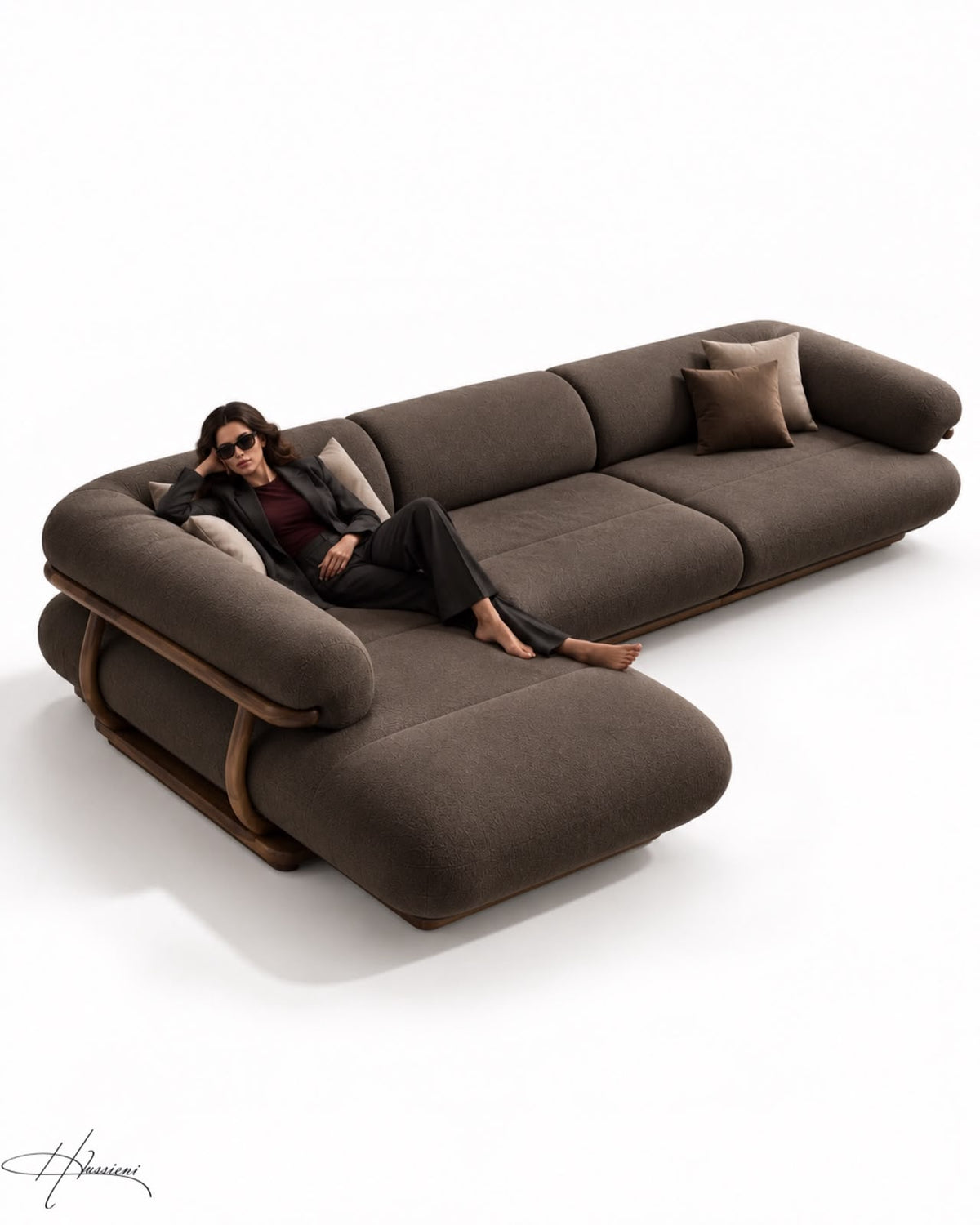ARDEN Sculptural Sectional Sofa