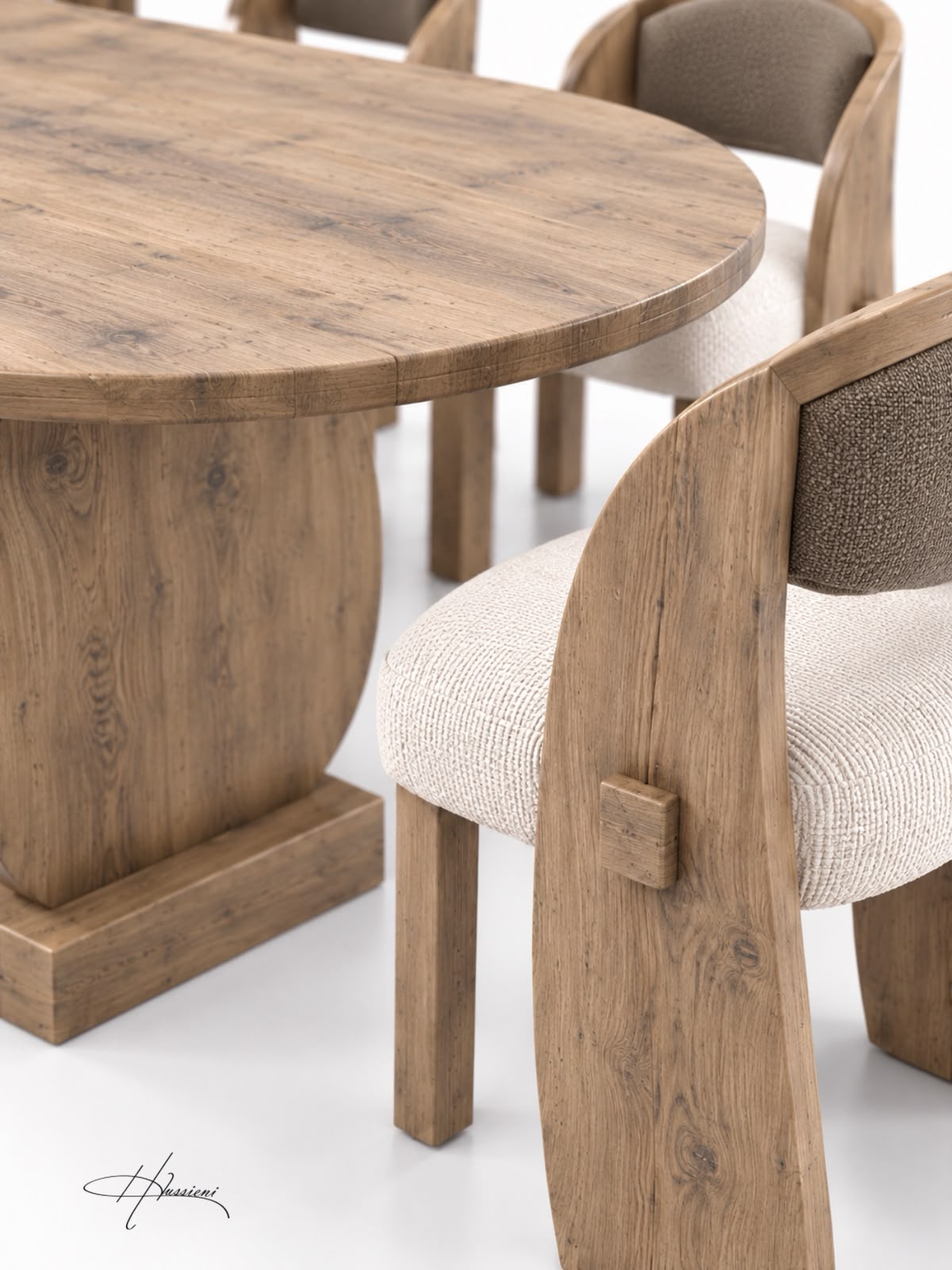 ARDEN Sculptural Dining Set