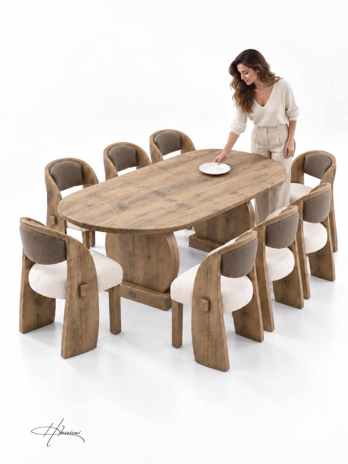 ARDEN Sculptural Dining Set