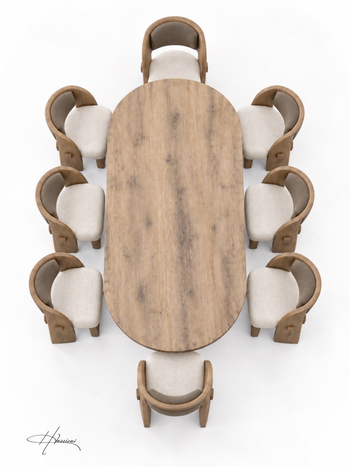 ARDEN Sculptural Dining Set