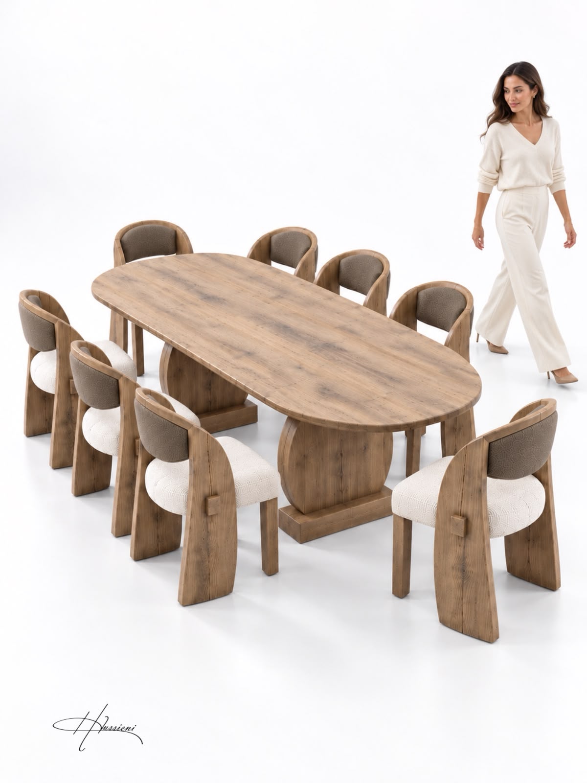 ARDEN Sculptural Dining Set