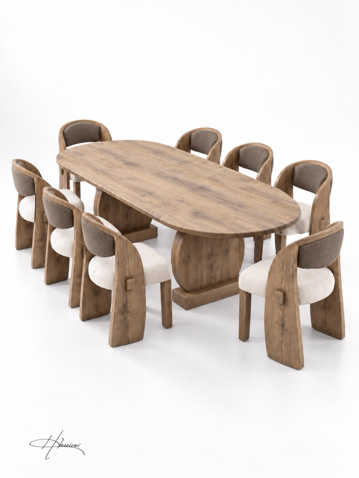 ARDEN Sculptural Dining Set