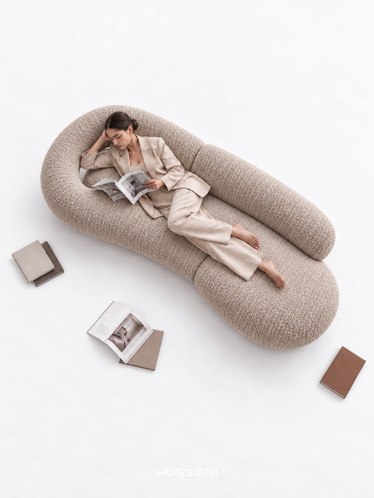 LUNO Sculptural Sofa