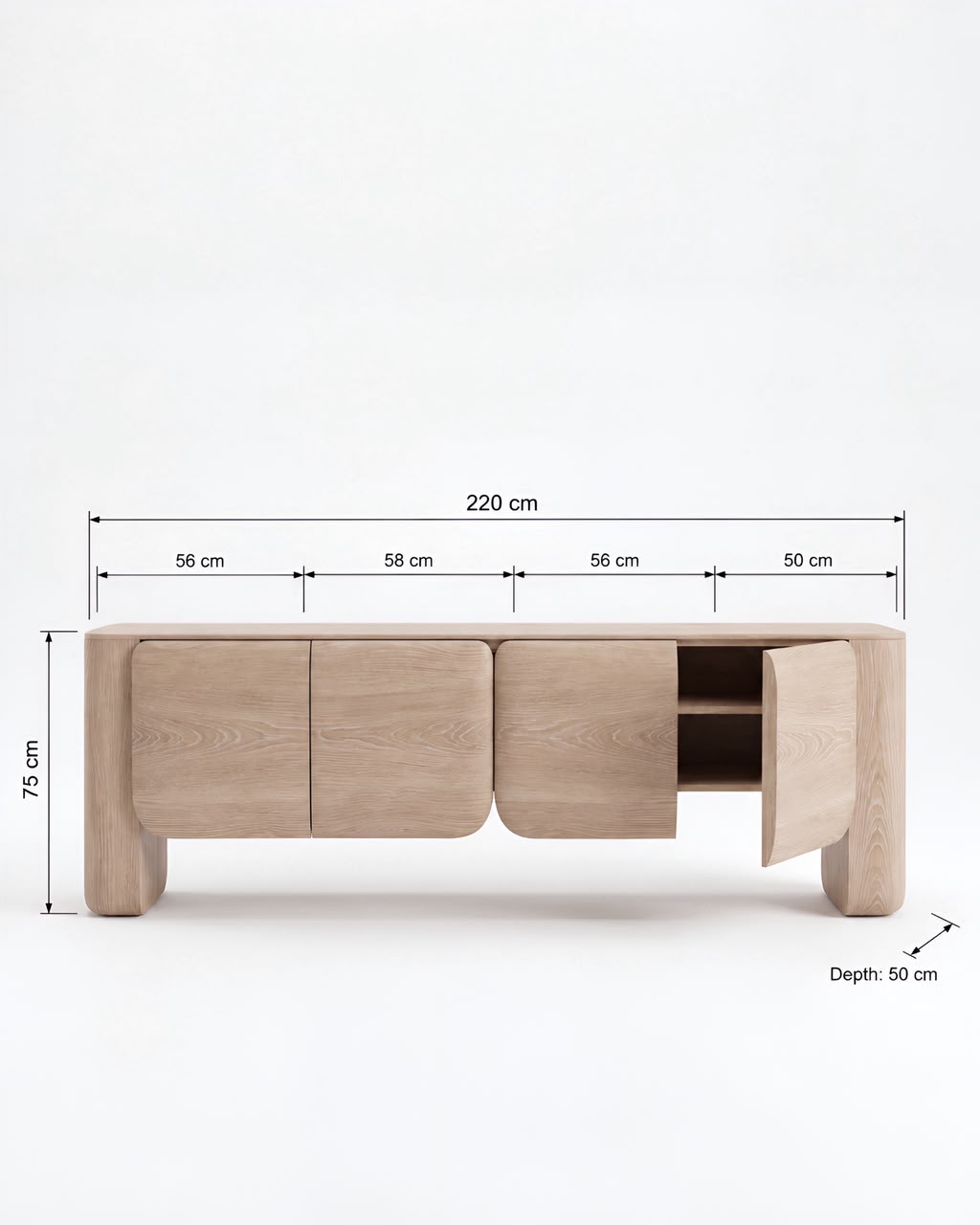 ELARA Sculptural Buffet