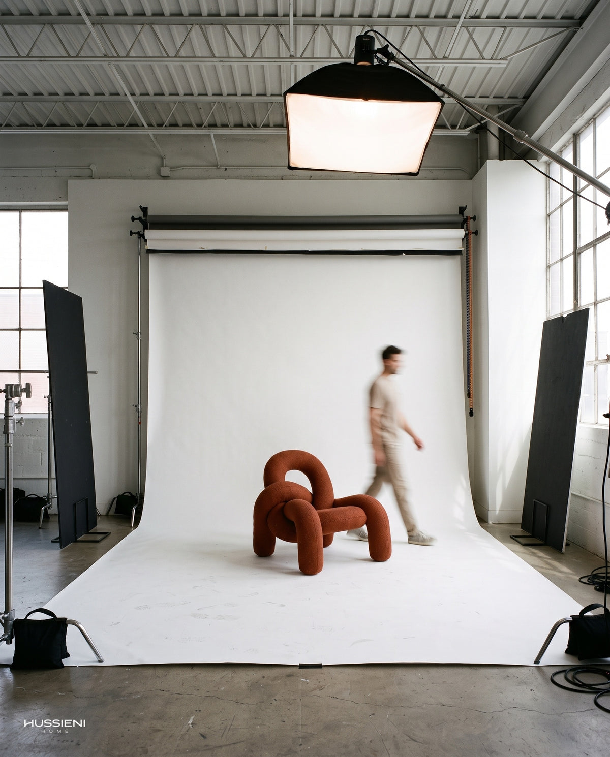 Knot Lounge Chair wide studio shot