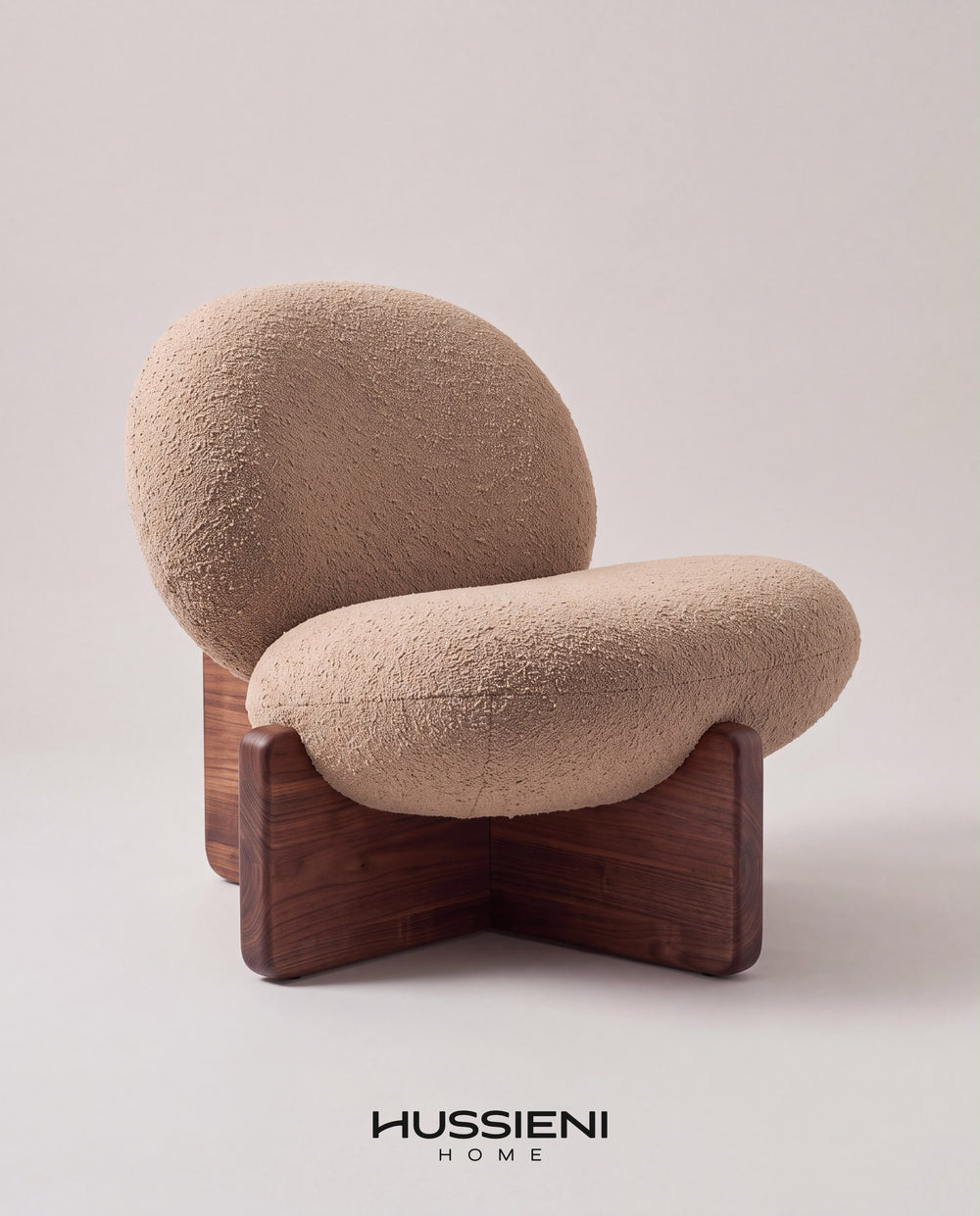 CIOTTOLO Bouclé Lounge Chair
