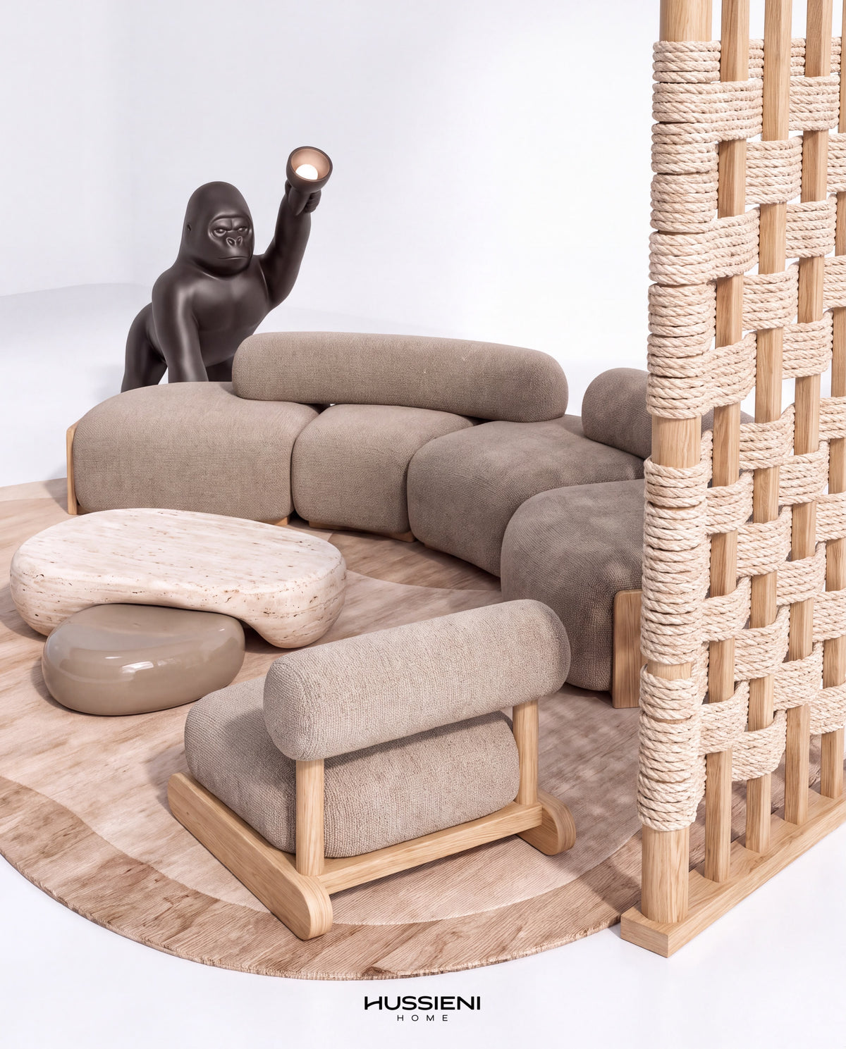 SIWA Living Room Set - angled view