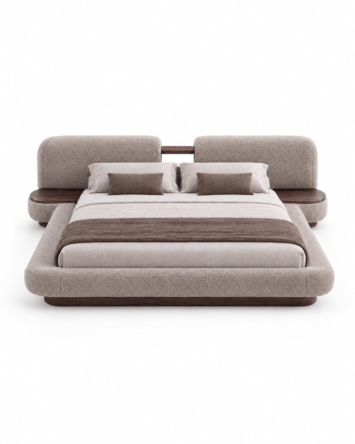 CALMA Platform Bed - front view