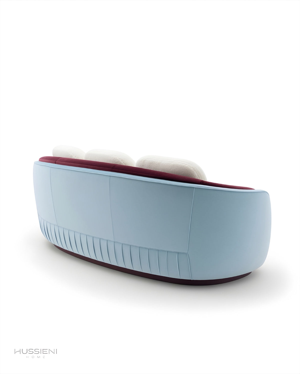 CIELO Curved Velvet Sofa - view