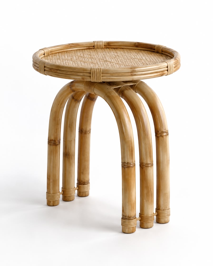 ARCA Bamboo Arch Side Table