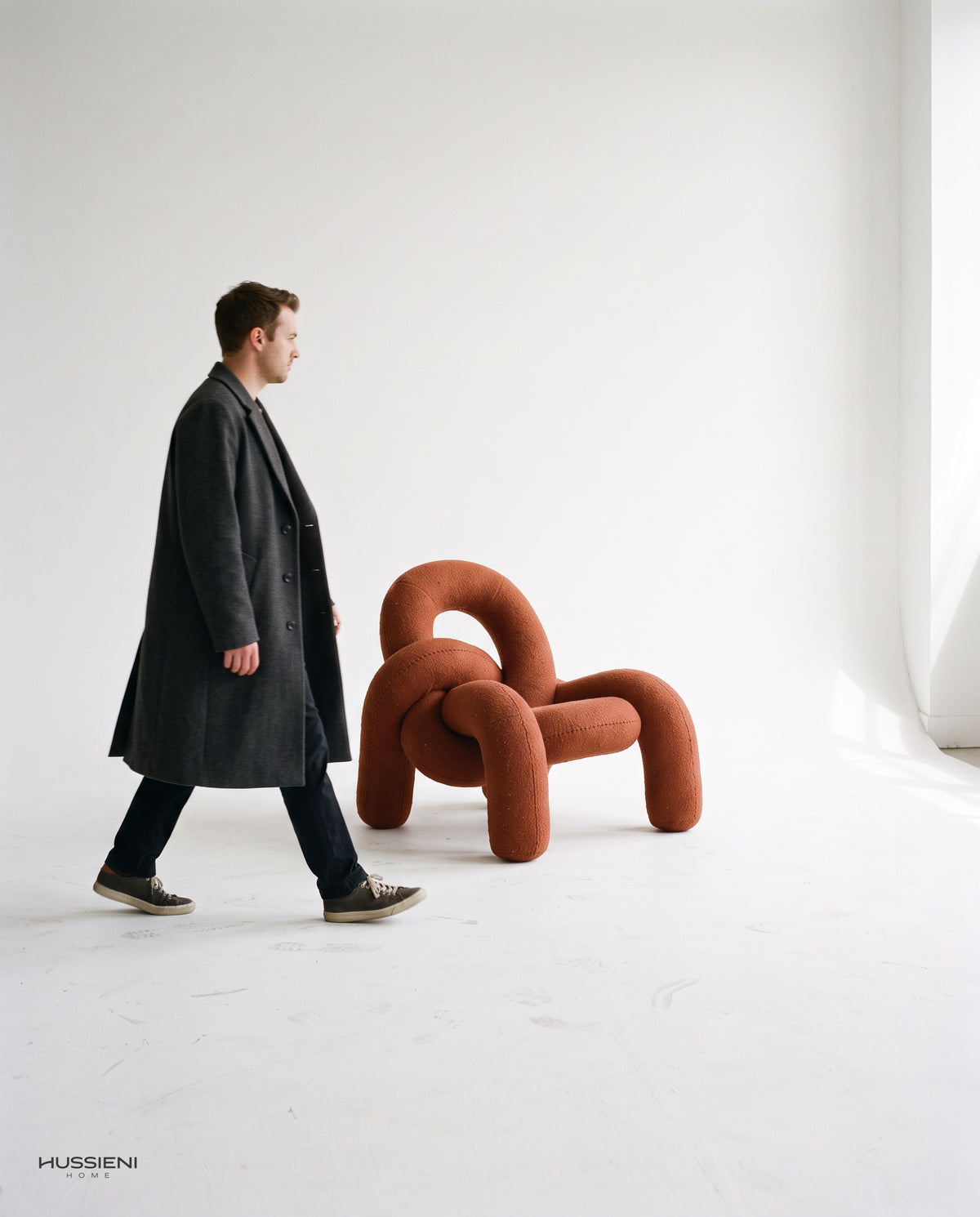 Knot Lounge Chair in studio