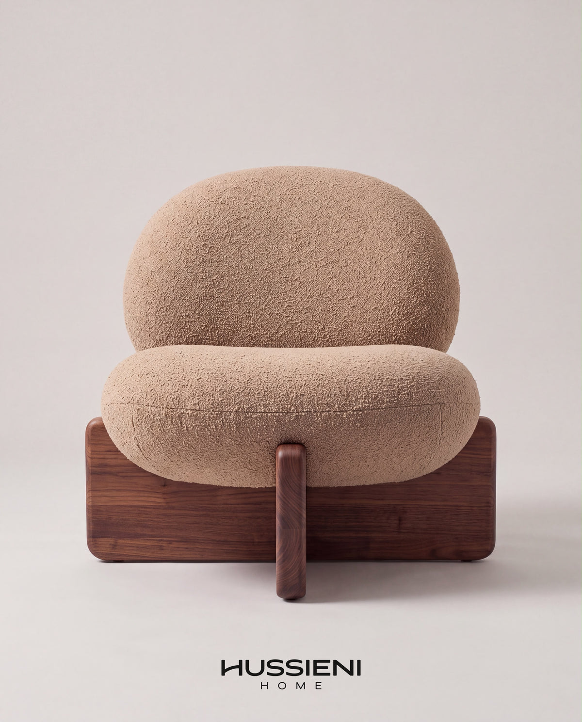 CIOTTOLO Bouclé Lounge Chair