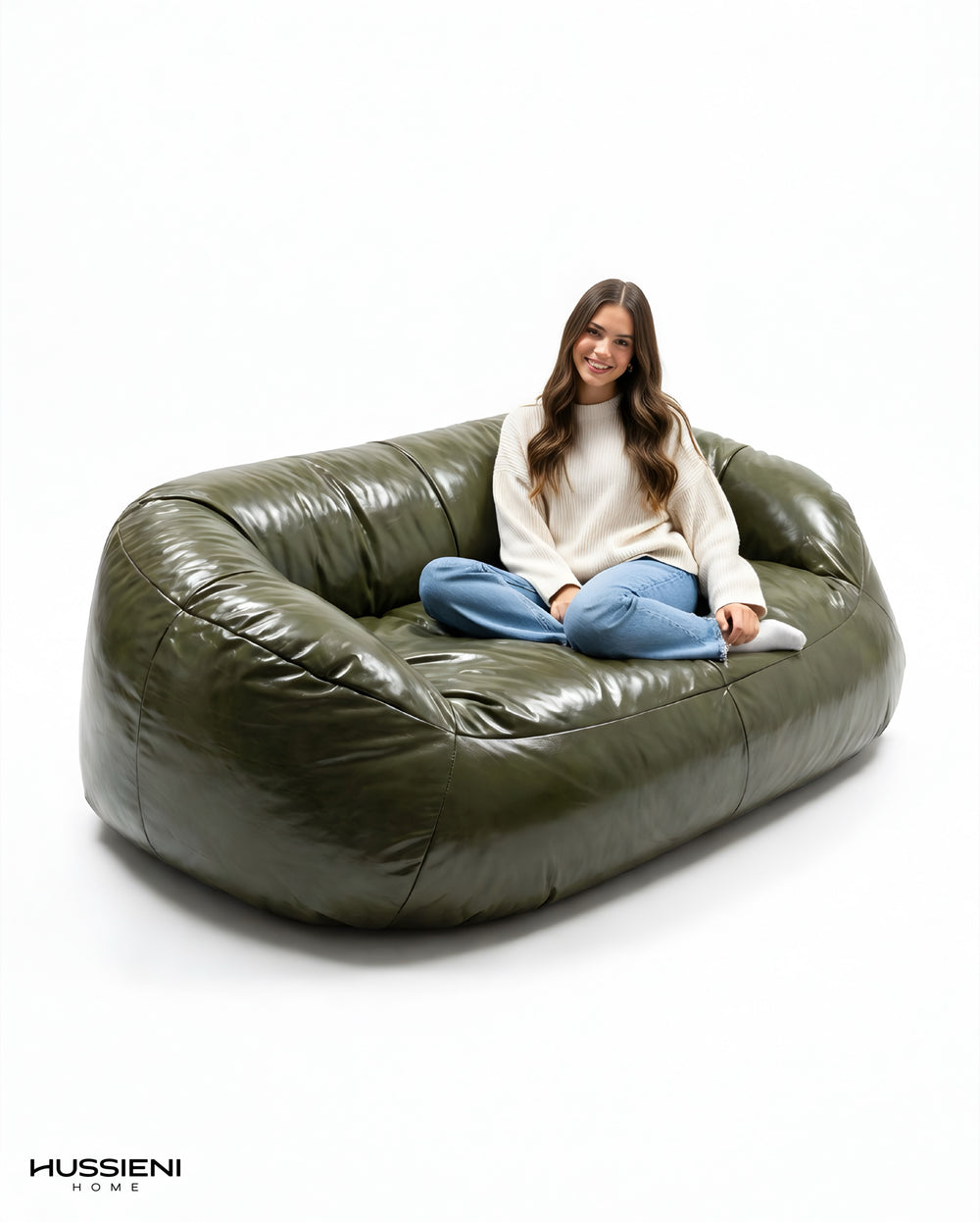 BOLLA Leather Lounge Sofa - lifestyle