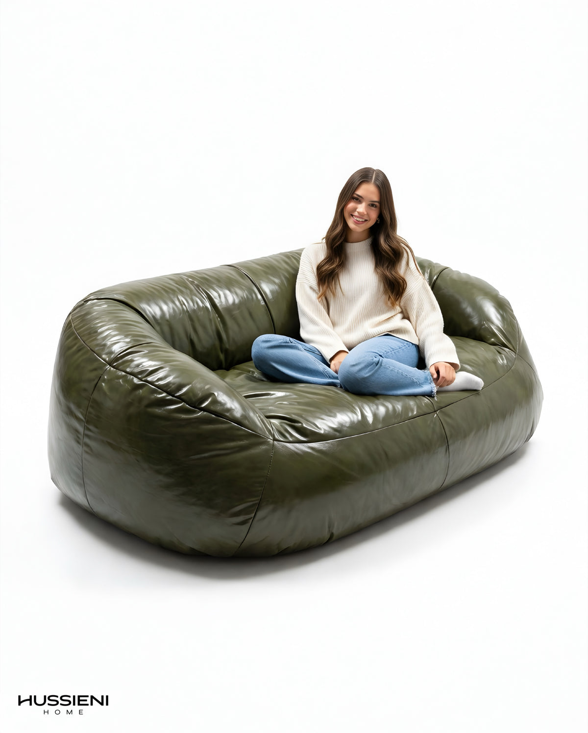 BOLLA Leather Lounge Sofa - lifestyle