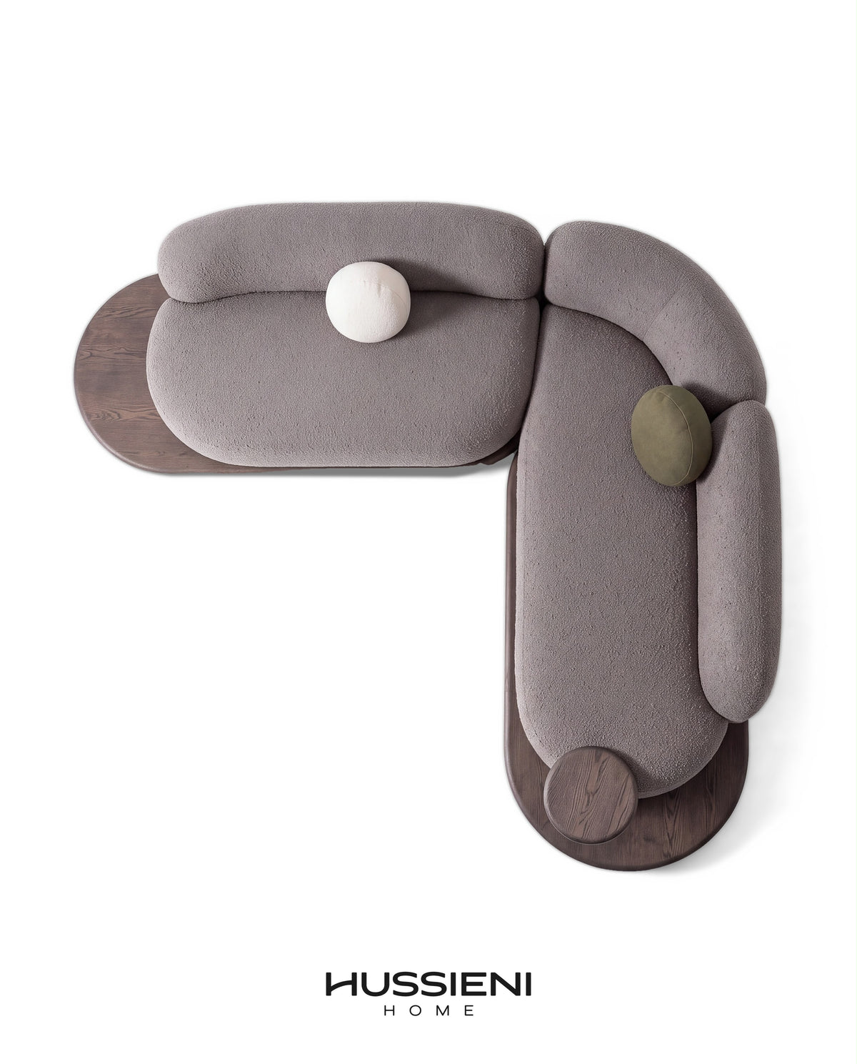 ANGOLO corner sofa top view