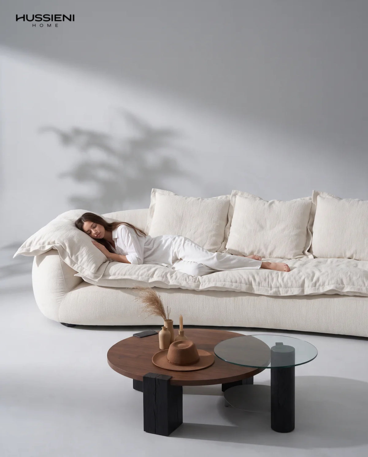 PIUMINO Linen Cloud Sofa