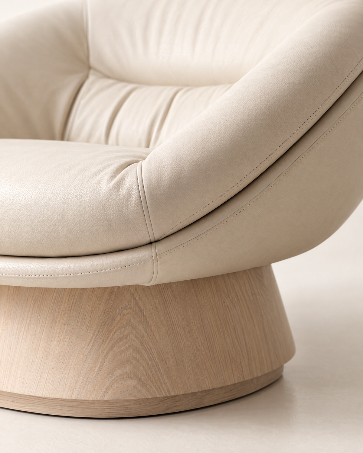 CALICE Pedestal Lounge Chair - material detail